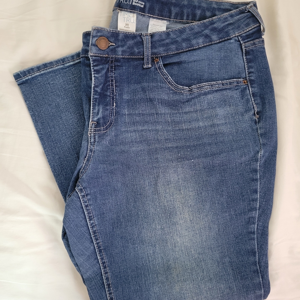 Time and Tru Blue Skinny Jeans Classic Style